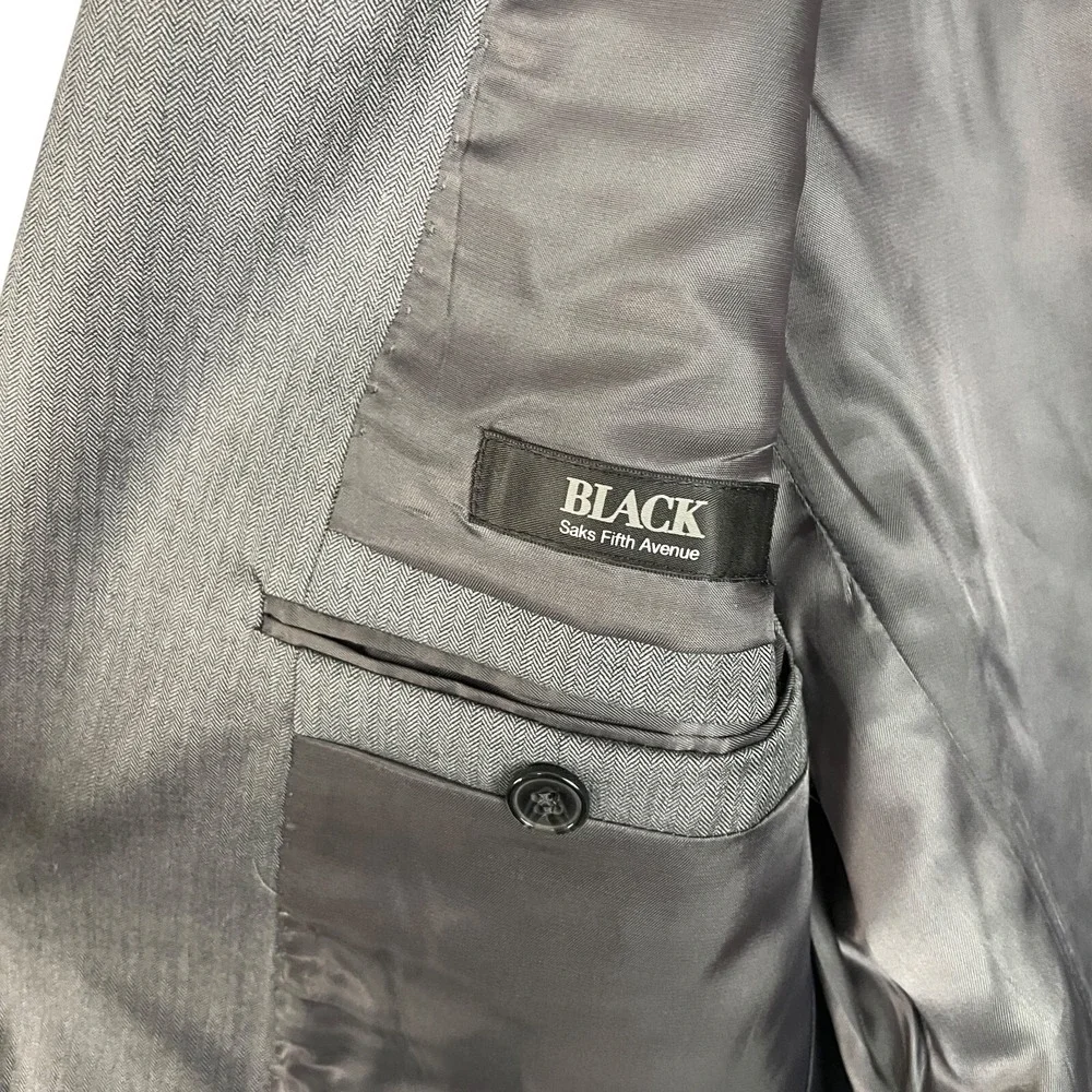 Ermenegildo Zegna Mens Wool Blazer Jacket Sport Coat 42 Long Gray 2 Button Italy